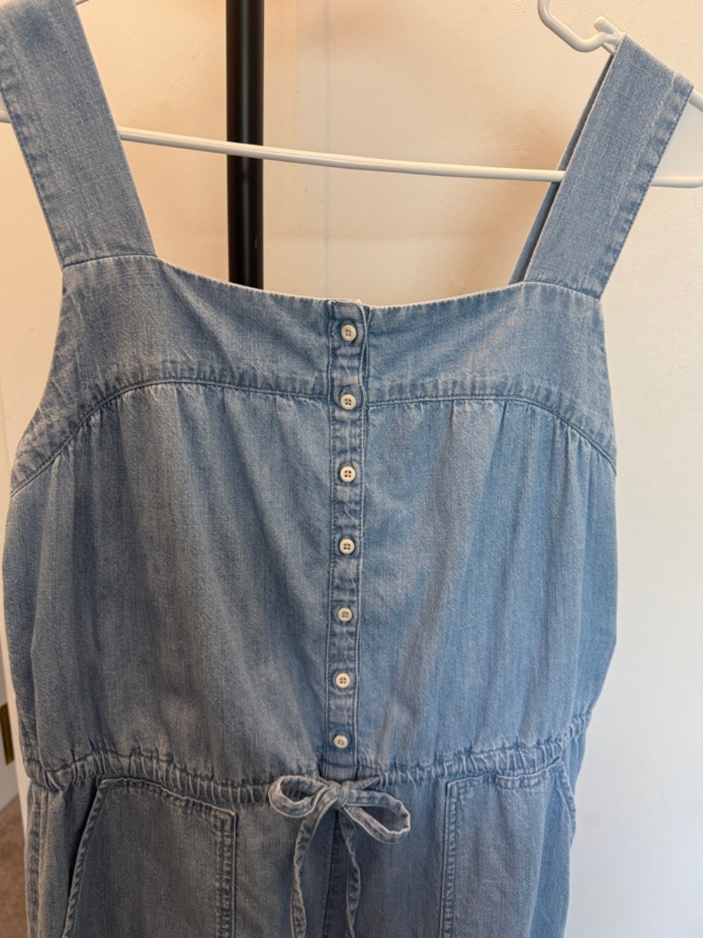 Old Navy Light Blue Denim Jumpsuit